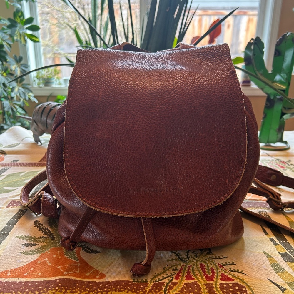 Portland Leather Goods Bucket Backpack